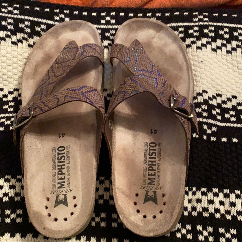 brown Mephisto sandals